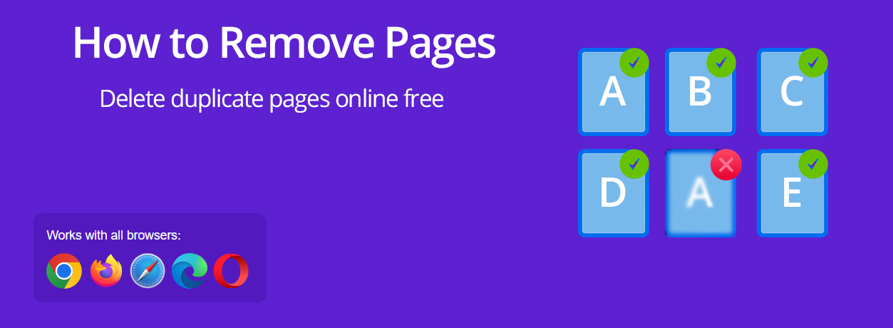 Free online duplicate page remover