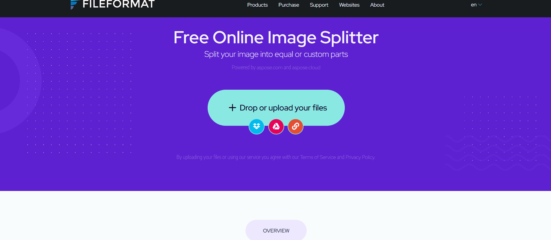 how to split images online