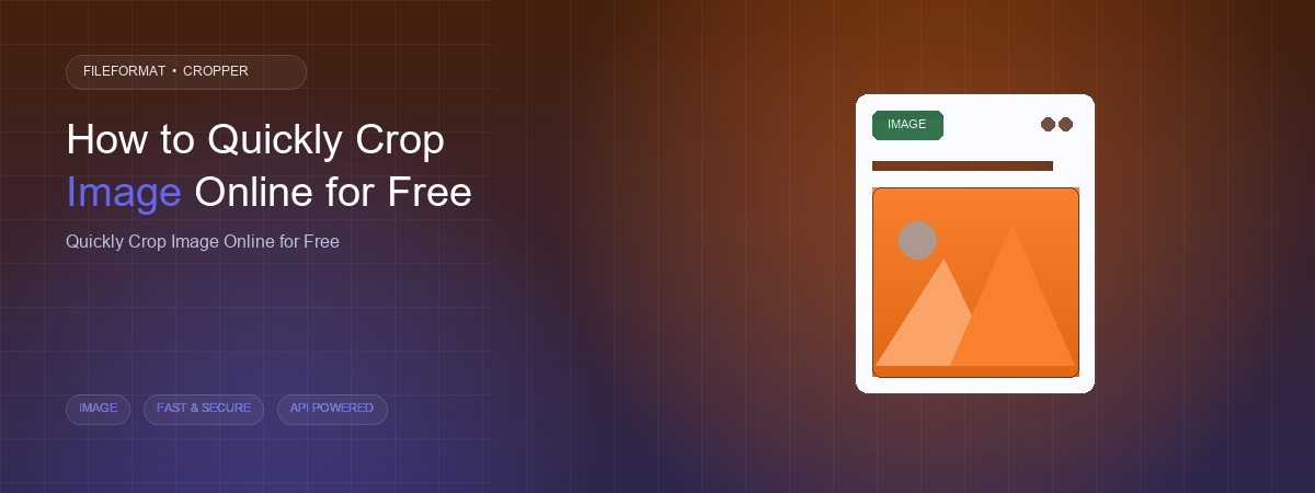 Quickly crop image online for free