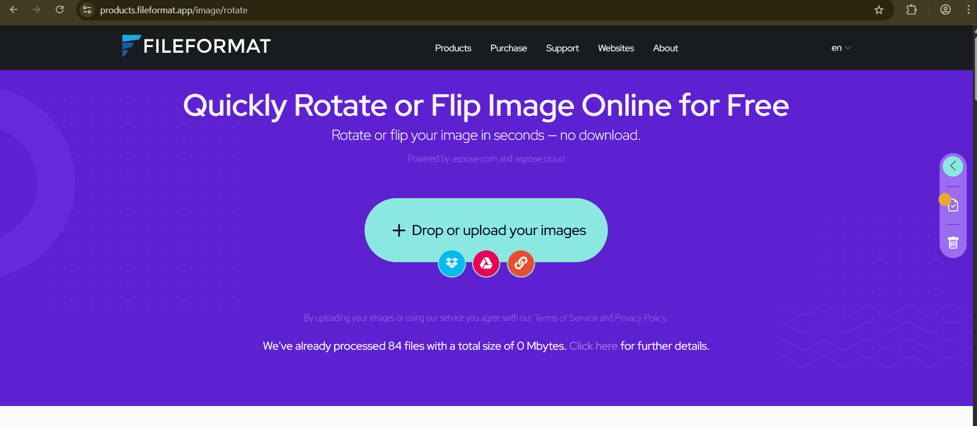 how to rotate Images online