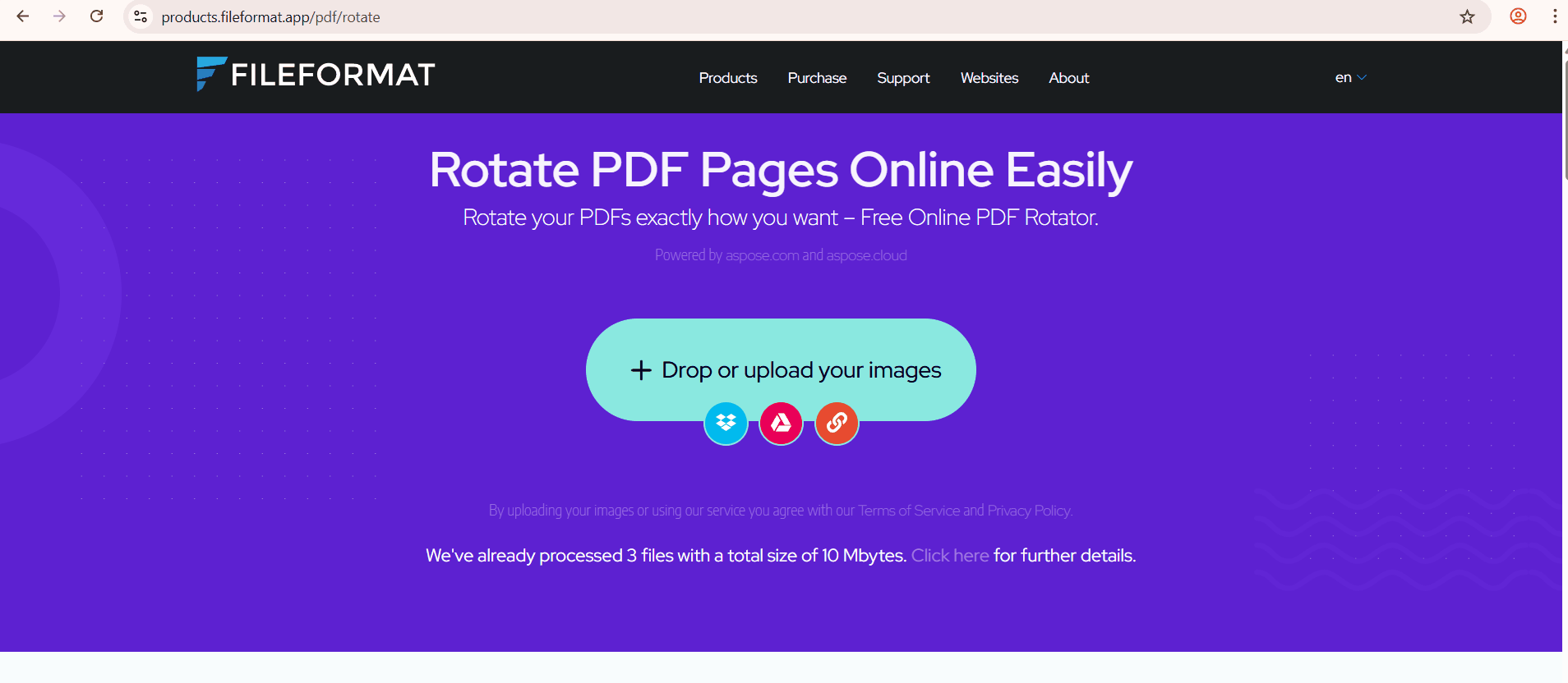 how to rotate PDF online