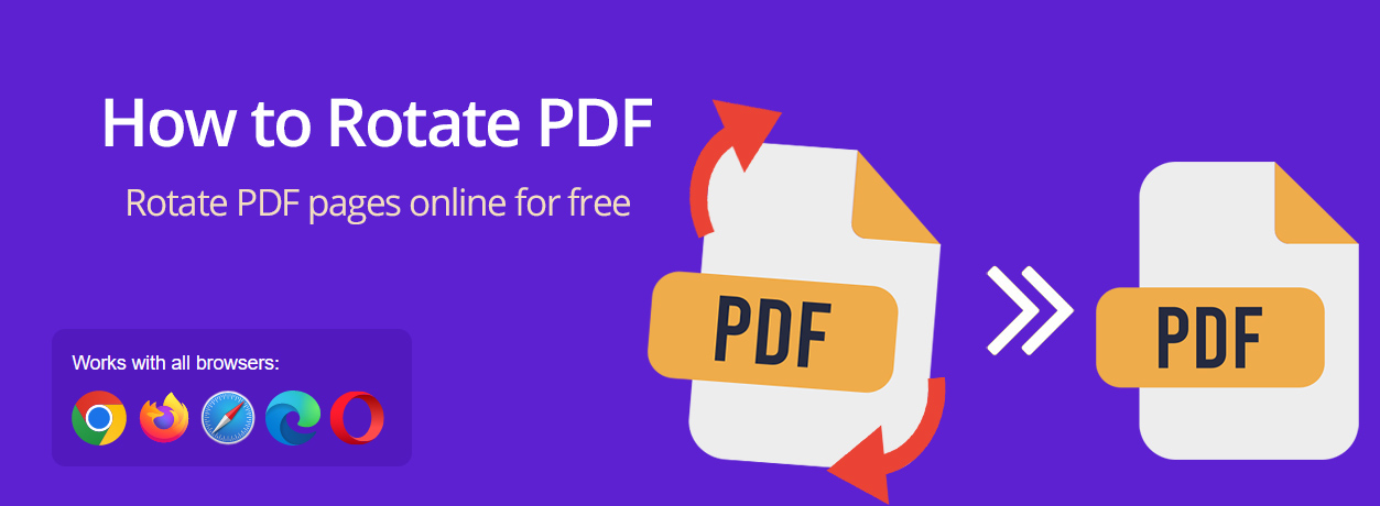 Rotate PDF online for free